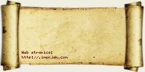 Jasmina Bujak vizit kartica